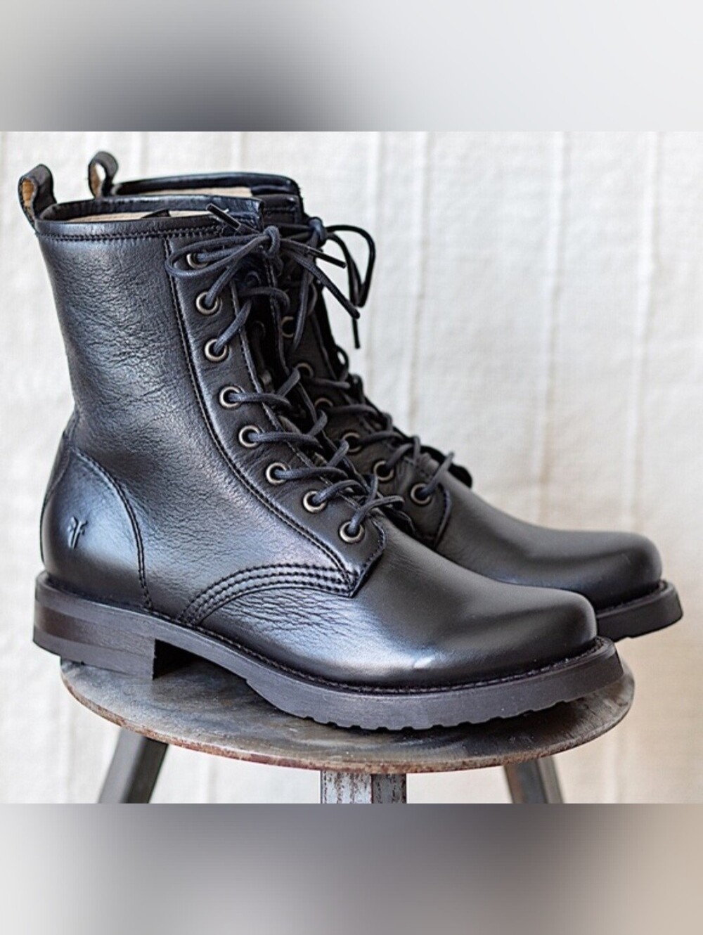 Frye Veronica Lace Up Combat Boots